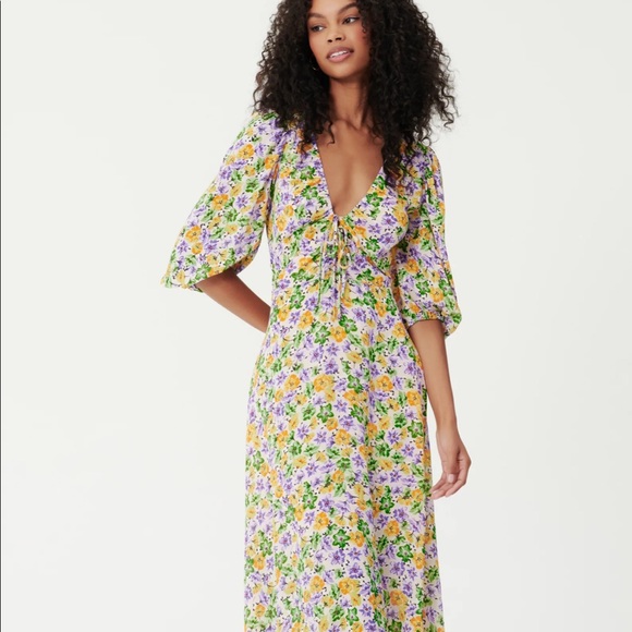 NICHOLAS DANIELLE DRESS - WHISTLEDOWN FLORAL - Picture 2 of 13